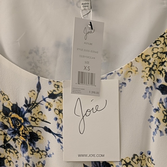 NWT Silk Floral Joie Maxi dress - Picture 4 of 6